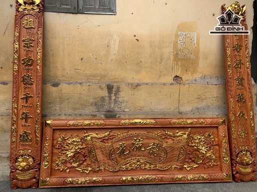 Hoành Phi Câu Đối KT 28x197x4 và 67x197x6 (cm)